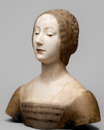 A Woman,  ca.1490 (Francesco Laurana) (1430-1502) Kunsthistorisches Museum, Wien, Kunstkammer 3405